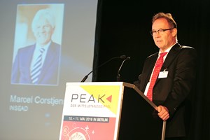 Bernd Biehl, Stellv. Chefredakteur der Lebensmittelzeitung auf dem Mittelstandsgipfel PEAK