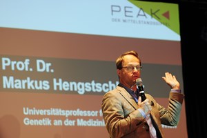 Prof. Dr. Markus Hengstschläger der Medizinischen Universität Wien auf dem Mittelstandsgipfel PEAK