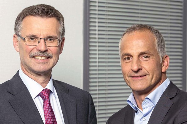 Das VEDES Vorstandsteam (v.l.n.r.): Dr. Thomas Märtz & Achim Weniger