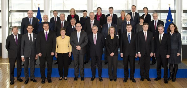 Europäische Kommission mit Kommissionschef Junker (2015)
