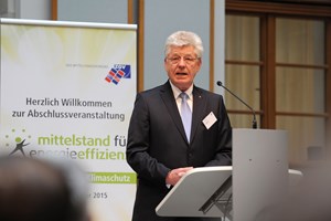 MITTELSTANDSVERBUND-Präsident Wilfried Hollmann: "Energieeffizienz bleibt unser Thema!"