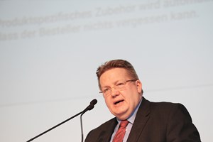 Guido Eichel (HAGOS eG) auf dem Mittelstandsgipfel PEAK am 10. Mai 2017 in Berlin.