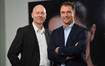 Frank Haensel und Christian Lorenz, Geschäftsführer von beauty alliance Deutschland GmbH & Co. KG
