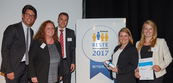 Bester Ausbildungsbetrieb Hamburgs 2017: MEGA eG