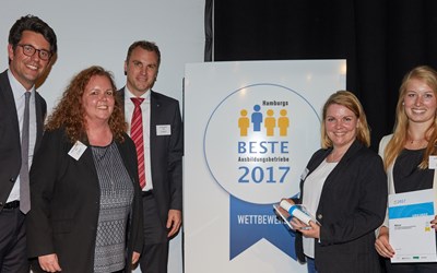 Bester Ausbildungsbetrieb Hamburgs 2017: MEGA eG