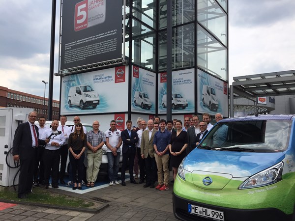Der Initiativkreis Elektromobilität tagte am 23. Mai 2017 in Essen bei NISSAN.
