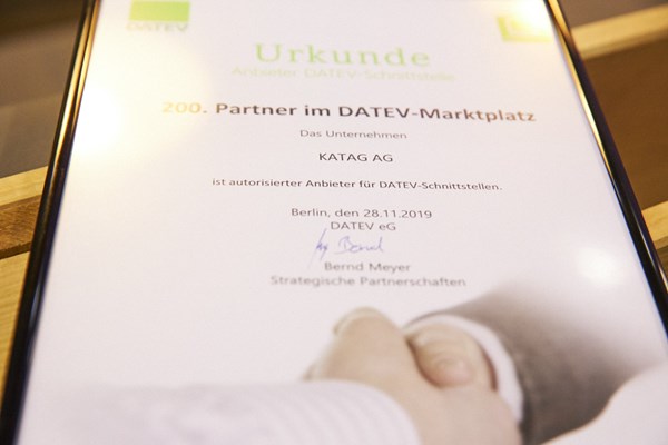 200. Partner im DATEV-Marktplatz - die KATAG AG