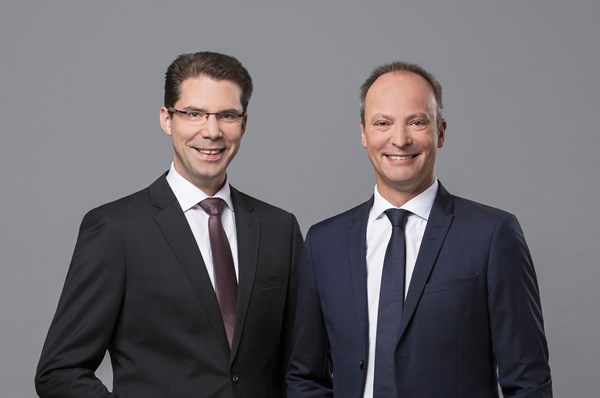 Büroring-Vorstand Jörg Schaefers und Ingo Dewitz