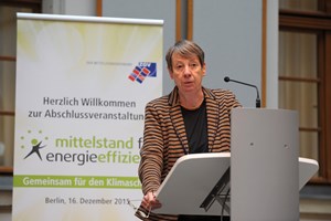 Bundesumweltministerin Dr. Barbara Hendricks auf der Abschlussveranstaltung "Mittelstand für Energieeffizienz"