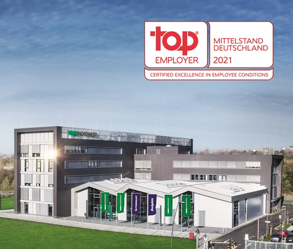 NORDWEST wurde bereits zum zweiten Mal als Top Employer Deutschland Mittelstand 2021 ausgezeichnet.