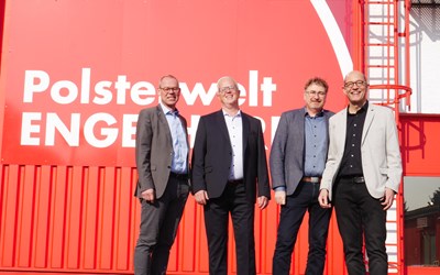 Inhaber Frank Engelhardt, Hausleiter Herr Wagenknecht, Projektleiter Herr Hohmuth, GHH Buissnes Consult und Steffen Berth, Europa Möbel Verbund (von rechts nach links)