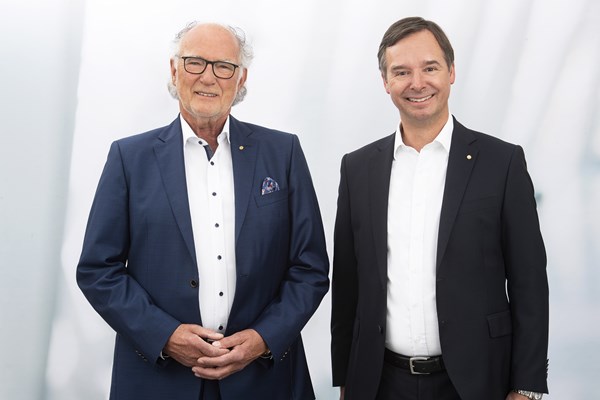 Ernst-Martin Schaible, geschäftsführender Geschäftsführer von DER KREIS und Ralph Leimbach, Geschäftsführer DER KREIS Systemverbund Holding, sind mit dem Geschäftsjahr 2020 sehr zufrieden.