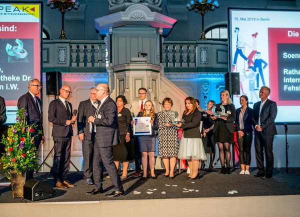 DER MITTELSTANDSVERBUND zeichnete am Abend des 15. Mai gleich zwei Sieger mit dem renommierten Kreativpreis 2019 aus.