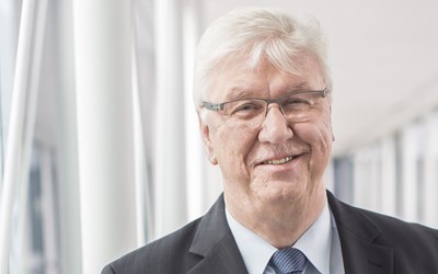 Volker Müller, Vorstandsvorsitzender der expert AG und MITTELSTANDSVERBUND-Vizepräsident